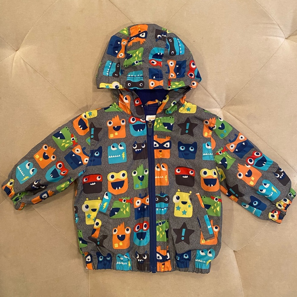 Gymboree Baby | Monster Windbreaker Jacket, EUC, 12-18 months